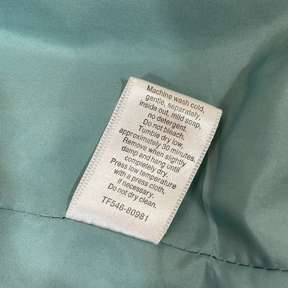 Pendleton Genuine Suede Leather Jacket Size L Seagram Green Blue EUC - Picture 11 of 14